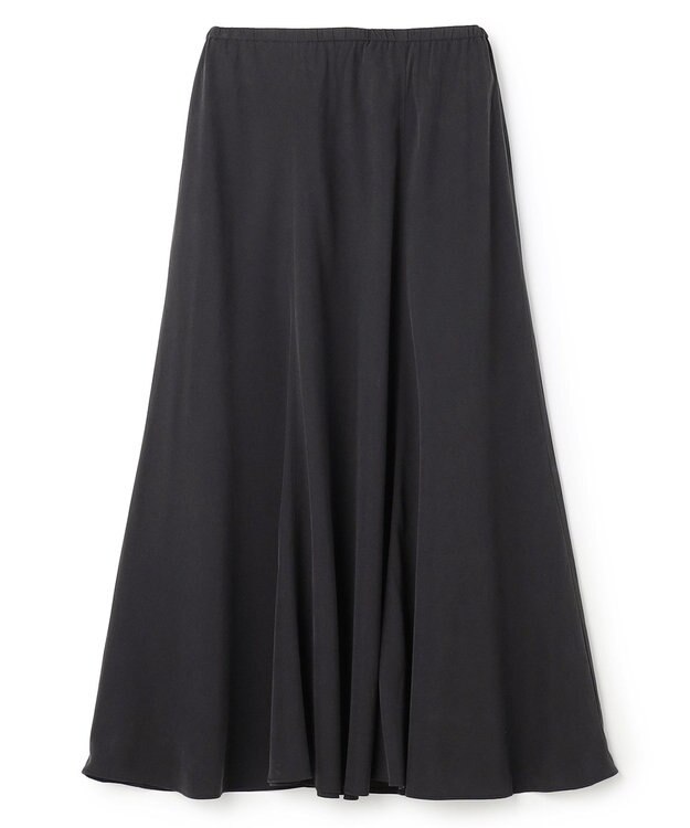 UNFILO 【新色追加】フィブリル ロングスカート [NEW]ブラック