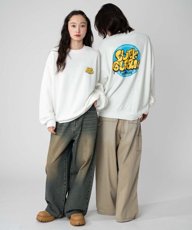 WEGO 【2025年秋冬新作/SMLXLサイズ展開/ユニセックス着用ITEM】アソートグラフィックプルオーバー2 柄44