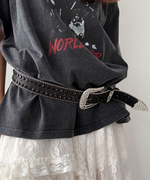 WEGO Lビジューラメベルト ブラック