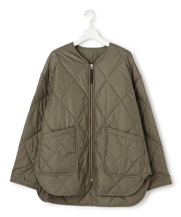 23区 【SLOW/一部店舗限定】中綿 パデットアウター カーキ系