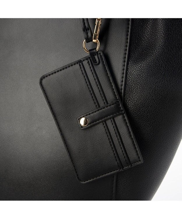 UNBILLION カシュカシュ cachecache / サイドドロストA4トートバッグ ブラック