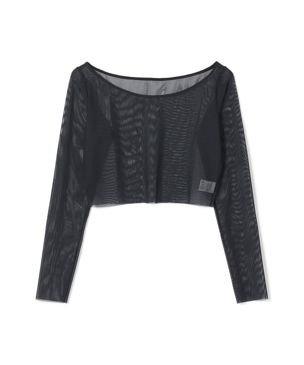 Chacott チュールショートトップ ブラック