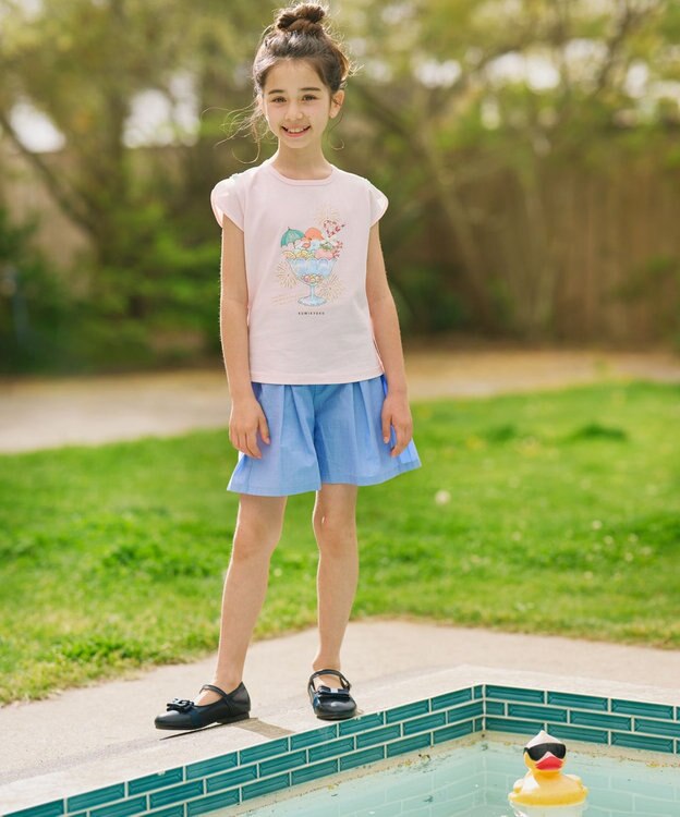 組曲 KIDS 【110-140㎝】OMATSURI Tシャツ サクラ系