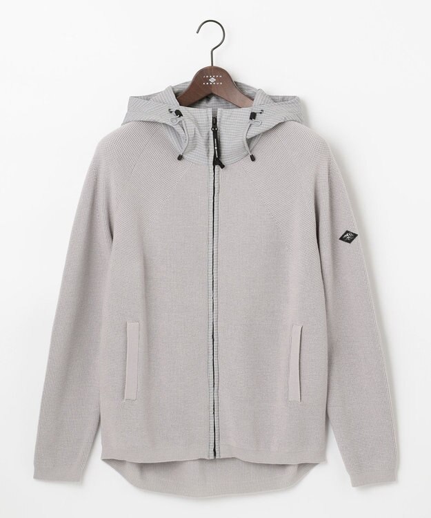 JOSEPH ABBOUD MOUNTAIN 【UNISEX】コーデュラコットン パーカー ライトグレー系