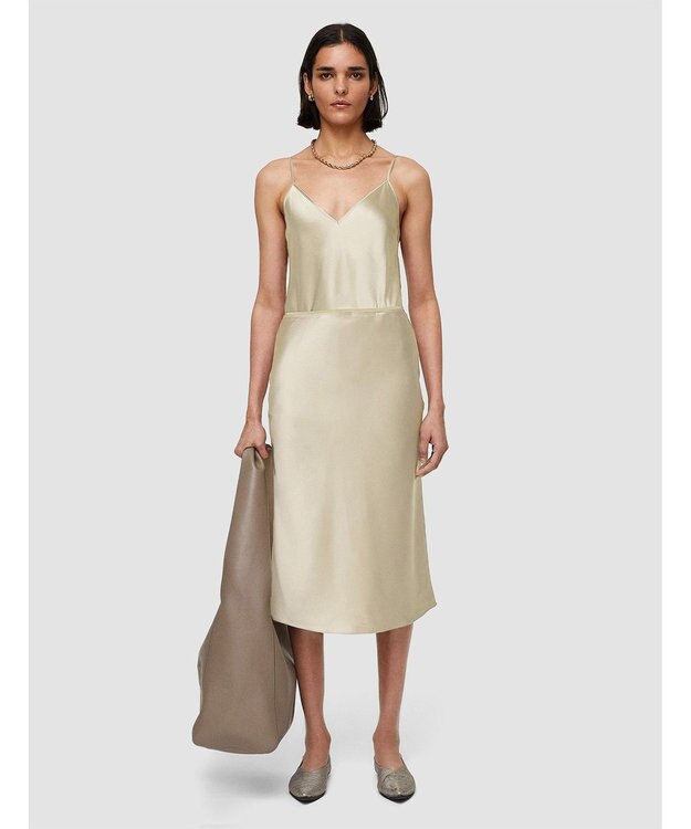 JOSEPH シルクサテン　スカート Oat