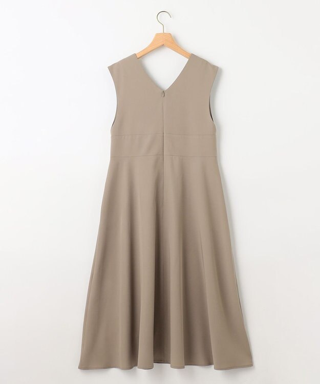 組曲 L 【WEB限定・シワになりにくい】ジェシーツイル ジャンパースカート ブラウン系