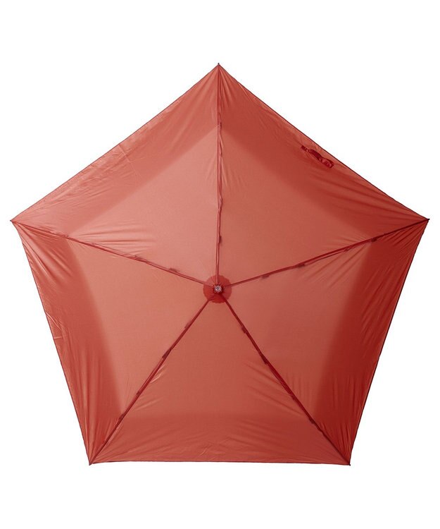 MOONBAT Magical tech(マジカルテック) 超軽量 折りたたみ傘 72g プレーン UV 大きめ55cm レッド