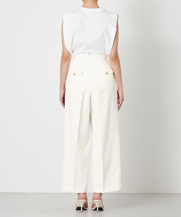 NAVE 【ReNAVE・セットアップ可/洗える/撥水加工】ホロウツイル パンツ ホワイト系