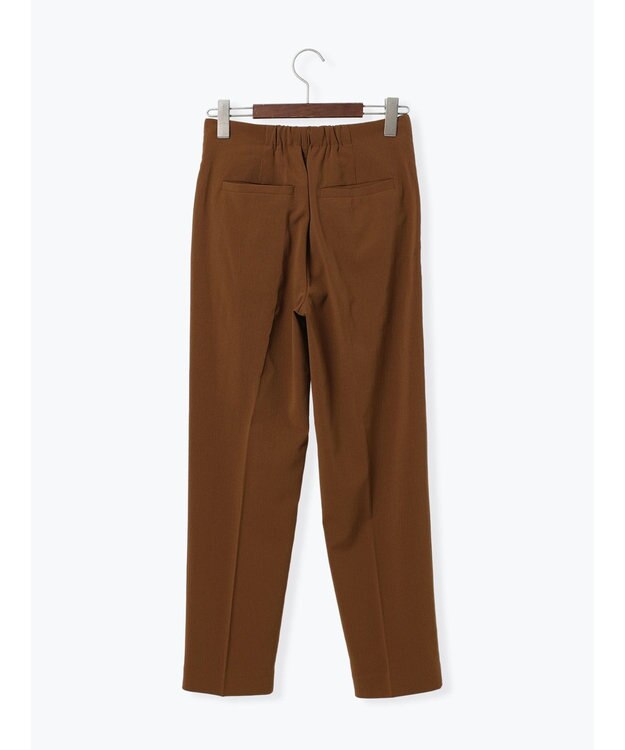 Te chichi メタル釦楊柳テーパードパンツ ブラウン