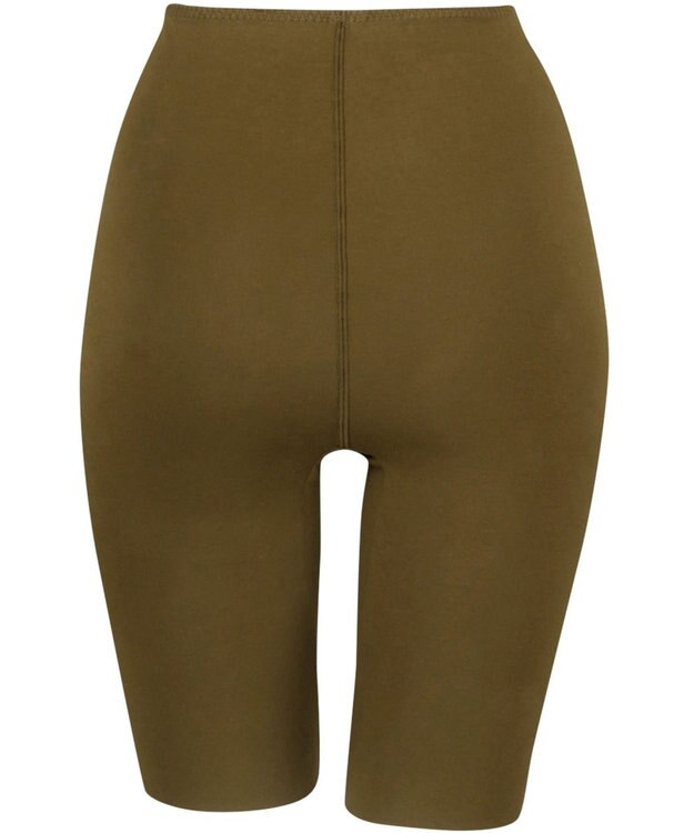 Wing あったかインナーボトム 綿100％(肌側) アウターにひびきにくい ムレにくい 【綿の贅沢 ここちフラット】 ひざ上丈 秋 冬 ER4472 ウイング／ワコール カーキブラウン