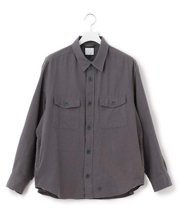 J.PRESS YORK STREET 【UNISEX】リネンCPOジャケット グレー系