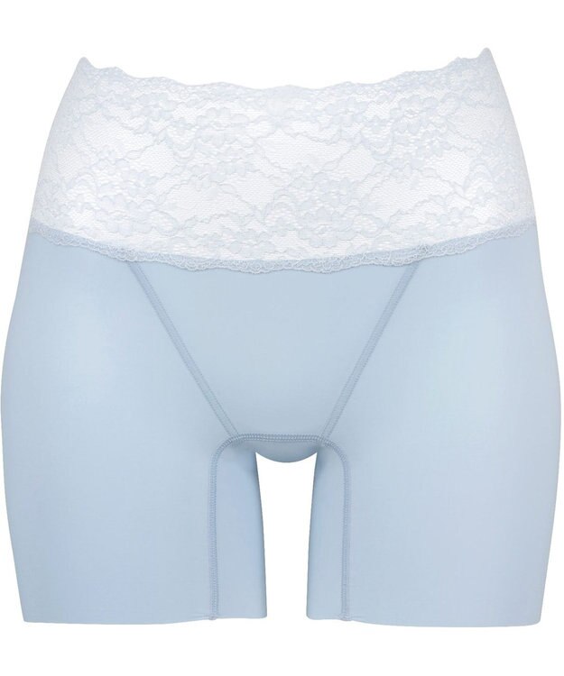 Wing 補整ショーツ 【Pパンツ】 おなかとヒップをほどよくサポート 汗の季節もさらっと快適 はきこみ丈ふかめ KJ4230 ウイング／ワコール ブルー