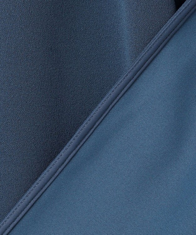 ICB L マラボーテＷジョーゼット バイカラーナロータイカットソー ブルーグレー系