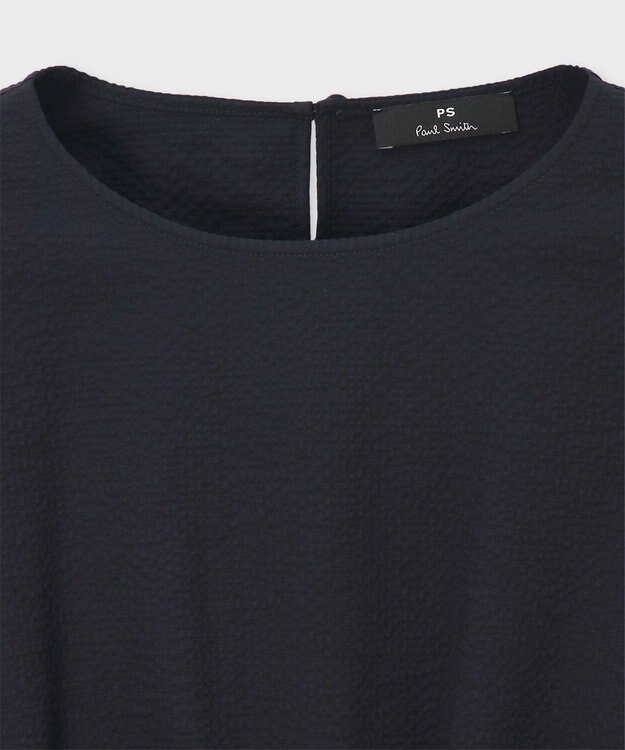Paul Smith 【洗える】シアサッカー ワンピース ネイビー