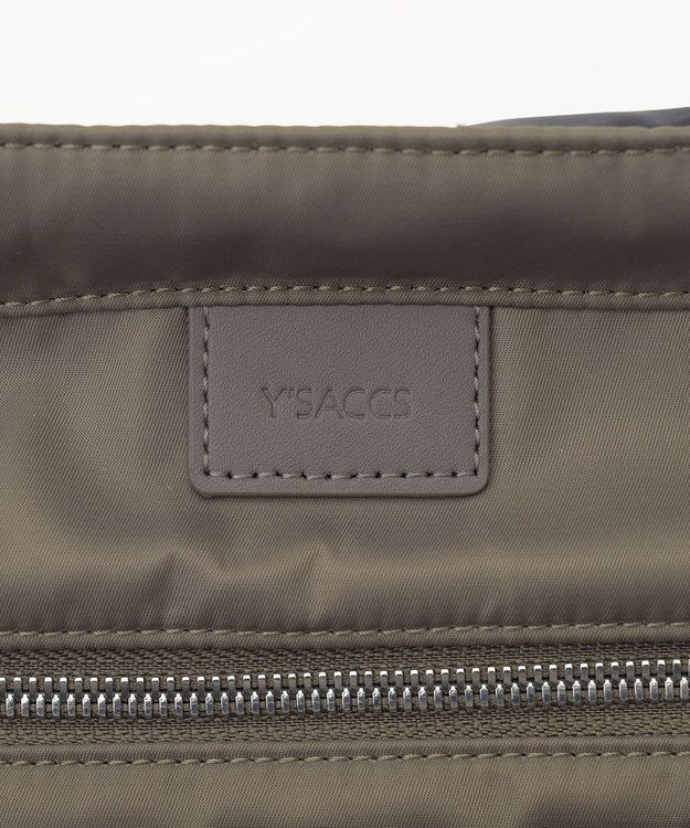 Y'SACCS ツイルナイロン　スクエアトート　Sサイズ ダークグレー