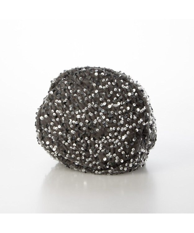 UNBILLION cachecache ベルベットスパンコールドロストバッグ シルバー