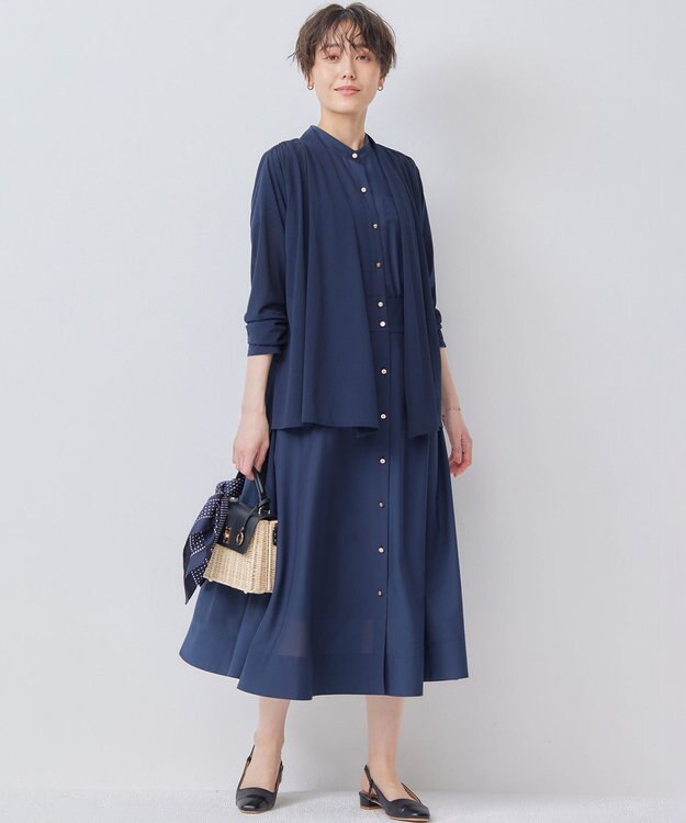 組曲 シアーボイル ワンピース ネイビー系