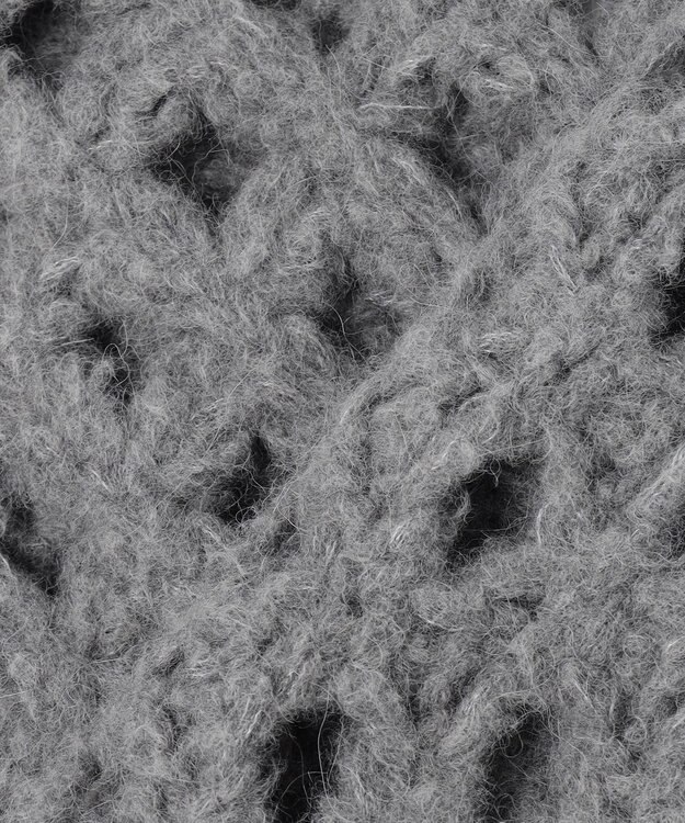 BEIGE， KOKOMO / ウールアルパカメッシュニット Md.Gray