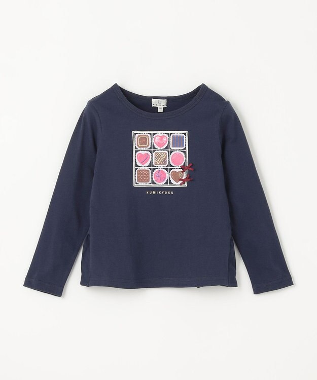組曲 KIDS 【110-140㎝】チョコレートボックス Tシャツ ブルーベリー系