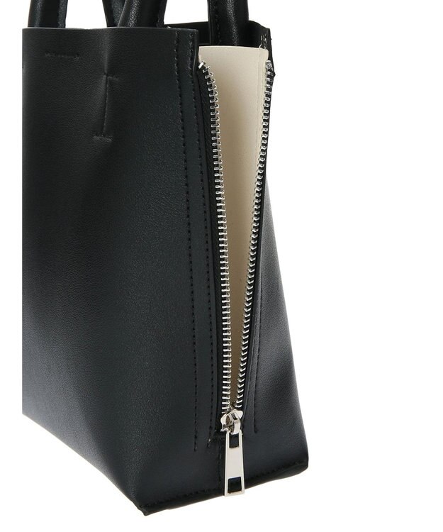 AMERICAN HOLIC サイドＺＩＰ２ＷＡＹ合皮ミニＢＡＧ Black