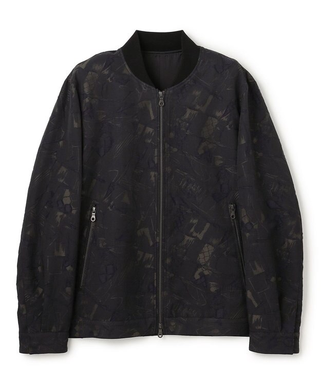 JOSEPH HOMME 【新柄】モロッカンジャガード ジップアップブルゾン ブラック系5