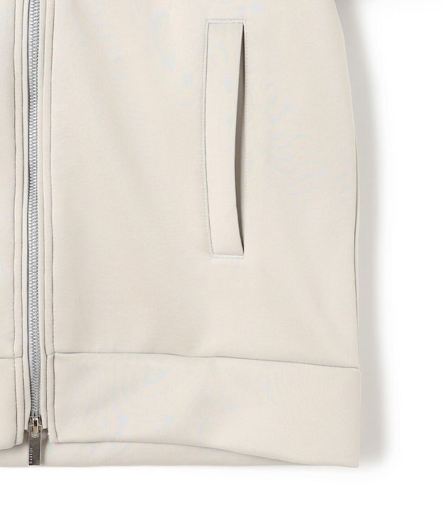 JOSEPH HOMME ストレッチダブル ジャージー　ZIP UPフーディー アイボリー系