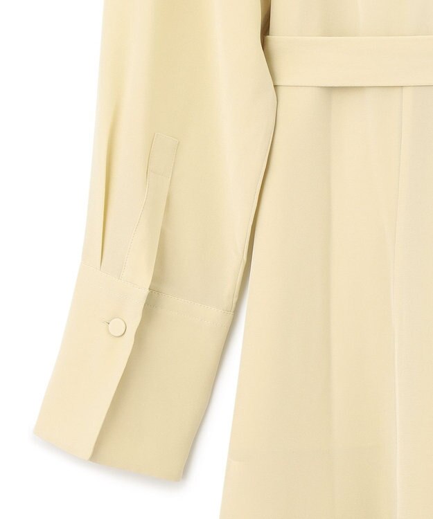 JOSEPH シルククレープデシン　ドレス Pale Olive