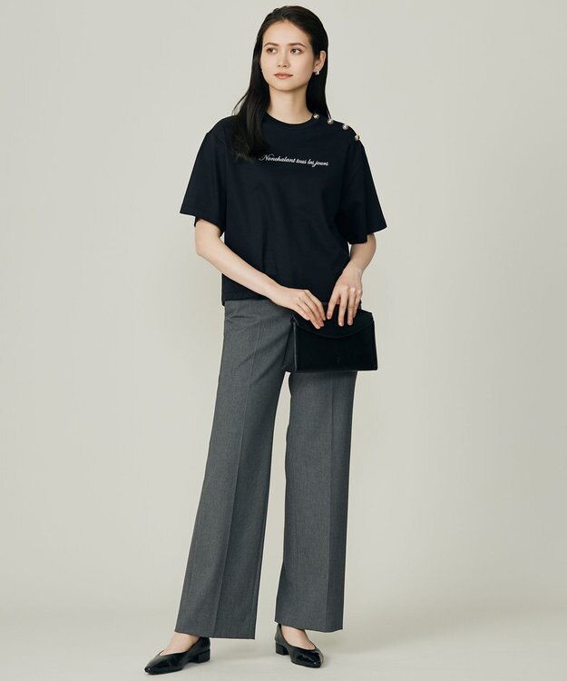 自由区 S 【カタログ掲載】ループバック Tシャツ ネイビー