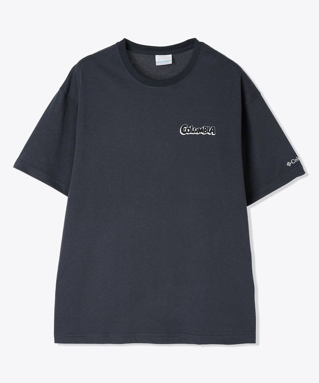 Columbia Columbia/ スウィンアベニューオムニフリーズゼログラフィックショートスリーブTシャツ /コロンビア Black、 Camp Back Print