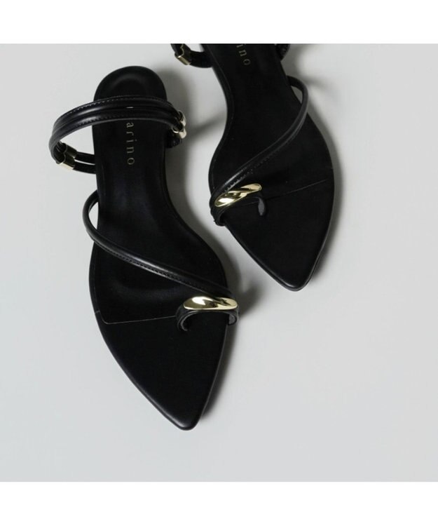 MODE ET JACOMO <carino>トングサンダル ブラック