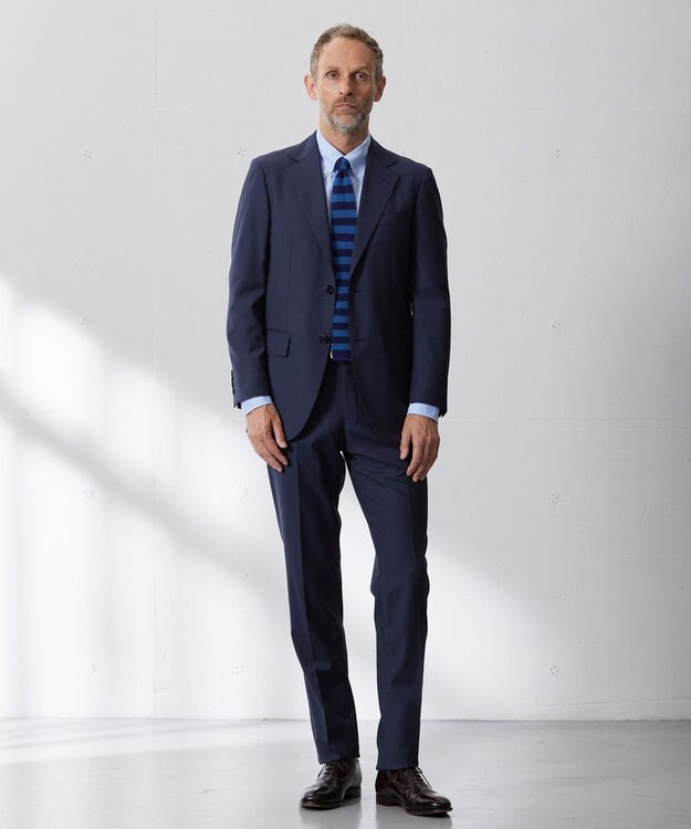 J.PRESS MEN 【J.PRESS MOVING】REDA ACTIVE スポーツツイスト スラックス ダルブルー系