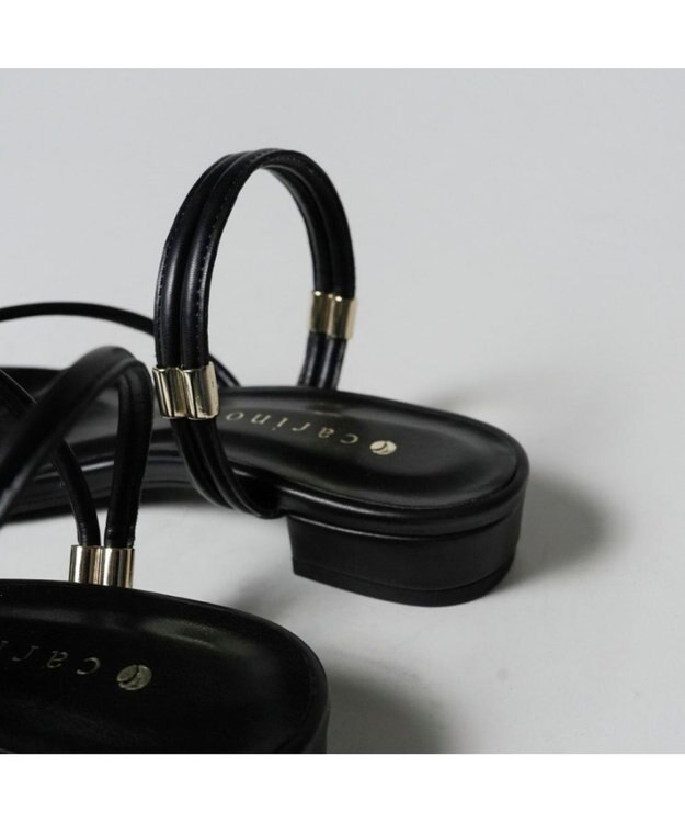 MODE ET JACOMO <carino>トングサンダル ブラック