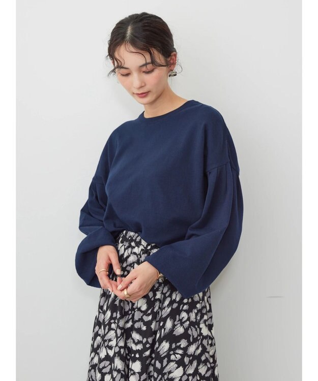 AMERICAN HOLIC 袖ボリュームニットプルオーバー Off White