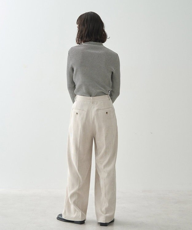 AMERICAN HOLIC バイパチリブタートルネックニットプルオーバー Red