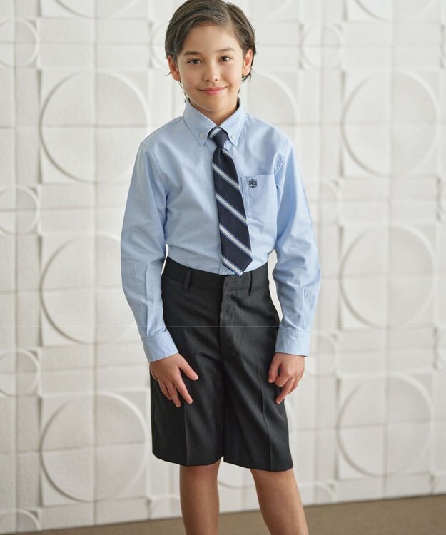 J.PRESS KIDS 【140-170cm】ドレスオックス シャツ サックスブルー系