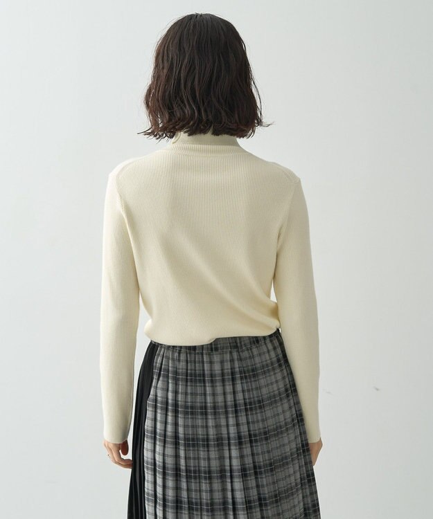 AMERICAN HOLIC バイパチリブタートルネックニットプルオーバー Red