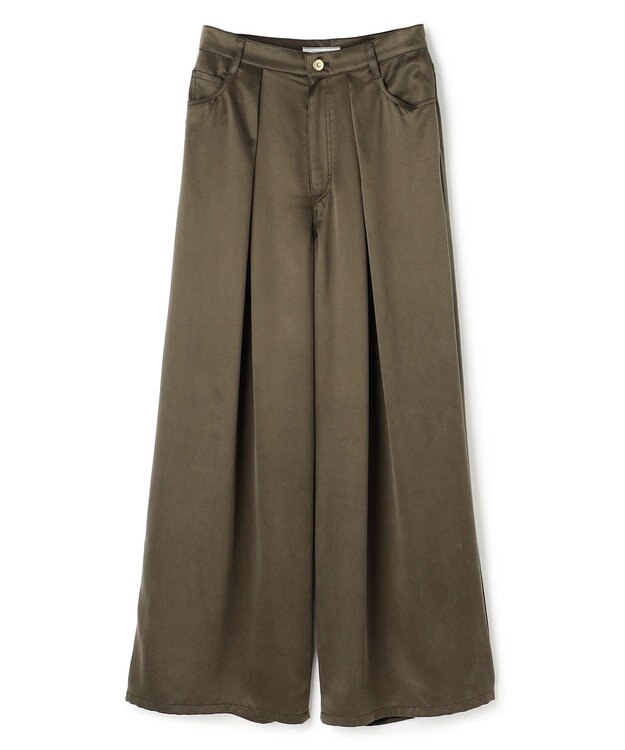 BEIGE， FRANKLIN / ドレープタックワイドパンツ Khaki