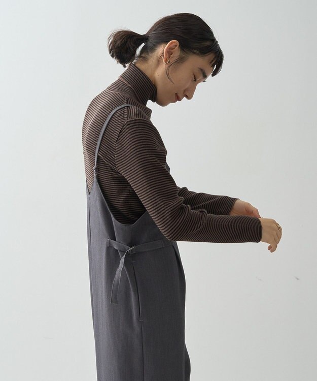 AMERICAN HOLIC バイパチリブタートルネックニットプルオーバー Red