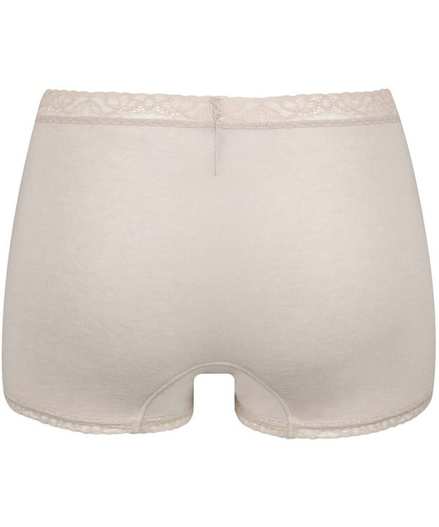 Wing ショーツ ボーイレングス 綿混(身生地部) やさしい肌あたり 【デイリーフィット やわらかコットン】 はきこみ丈ふかめ EC4230 ウイング／ワコール シェルベージュ