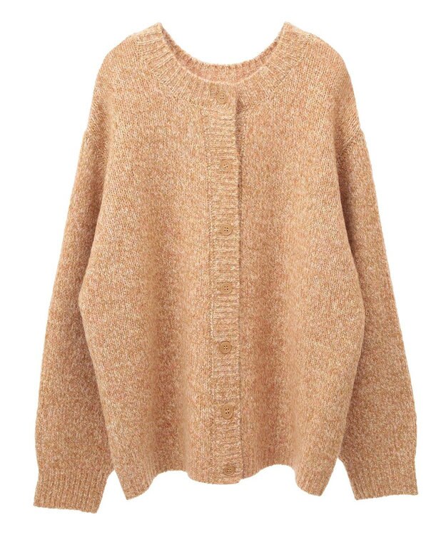 Green Parks ２ＷＡＹメランジＭＩＸニットプルオーバー Orange