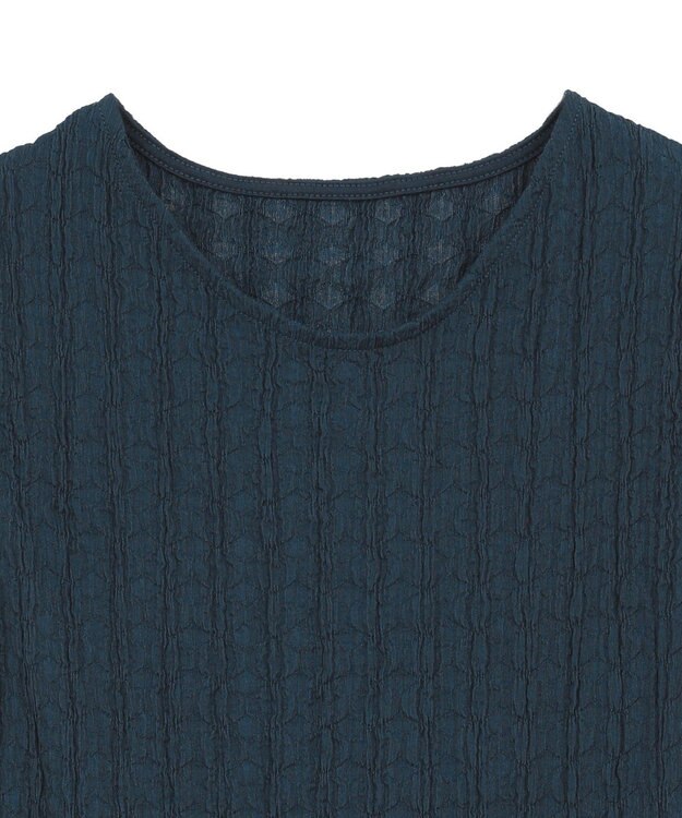 AMERICAN HOLIC フクレジャガードノースリーブトップス Navy