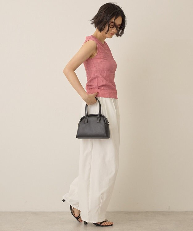 AMERICAN HOLIC フクレジャガードノースリーブトップス Pink