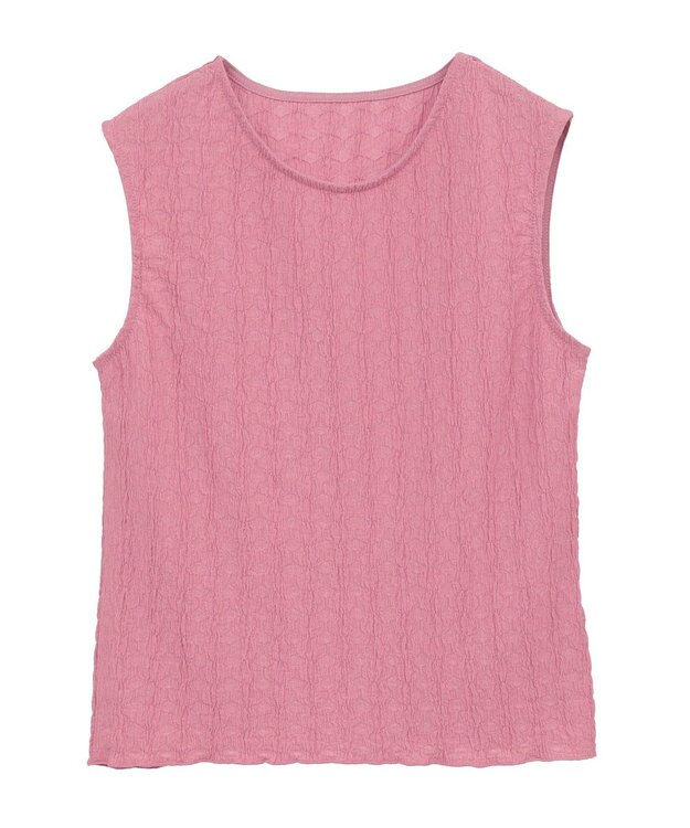 AMERICAN HOLIC フクレジャガードノースリーブトップス Pink