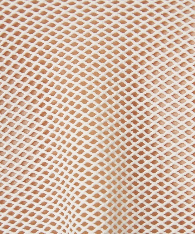 Chacott Chacott BALANCE【ノーソイングニット】７分袖メッシュニットＴシャツ グレージュ