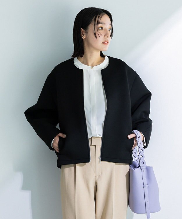 Green Parks Ｏ．２ｗａｙボウタイブラウス Ecru