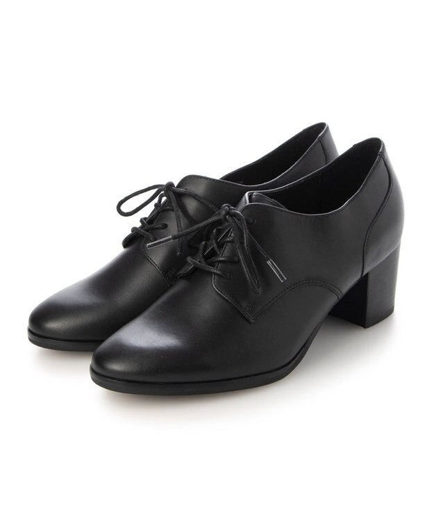 ing <ing>ヒールレースアップシューズ ブラック