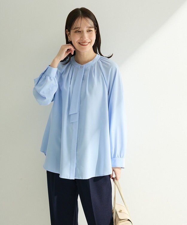 Green Parks Ｏ．２ｗａｙボウタイブラウス Sax