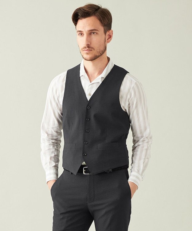 GOTAIRIKU 【EC＆一部店舗限定】【AIRY MOVE / セットアップ対応】テクノソラーロサッカー セットアップべスト ネイビー系