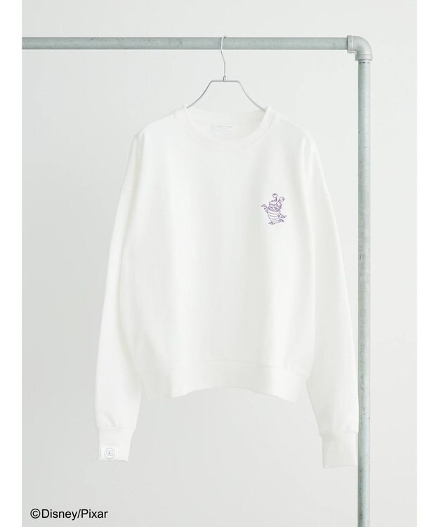 Green Parks モンスターズ・インク／ワンポイント裏毛スウェット Purple