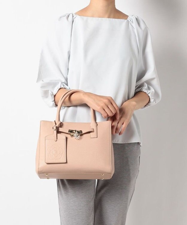 CLATHAS セレスト 2WAYミドルトートバッグ（パスケース付） ピンク